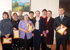 Участники сбора книг в Болотнинском районе